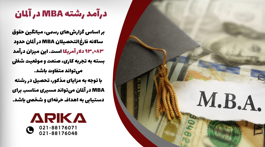 درآمد رشته MBA در آلمان